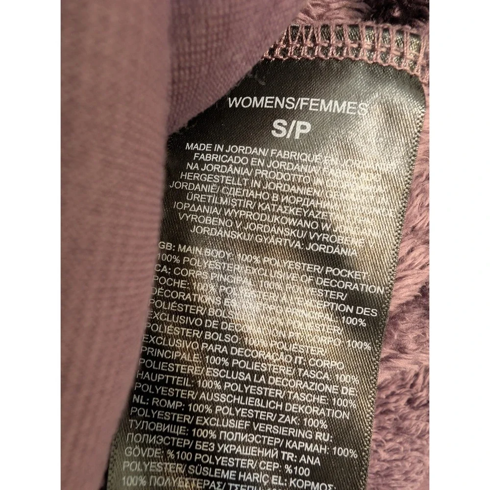 The North Face Osito‎ Jacket Full Zip Pockets Purple Women's Sm/P Pile Fleece
